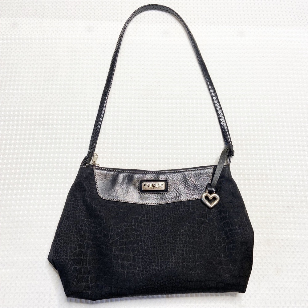 BRIGHTON - Collection Croc Embossed Fabric Bag
